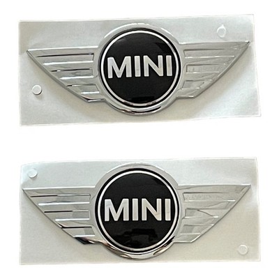 2007-2013 Mini Cooper S Front and Rear Emblem Set 5114754973 R56 R57 Genuine OEM