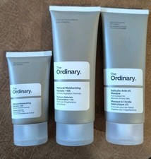 Lot Of 3 - The Ordinary Salicylic Acid Masque 3.4oz, Moisturizer 3.3oz  1oz