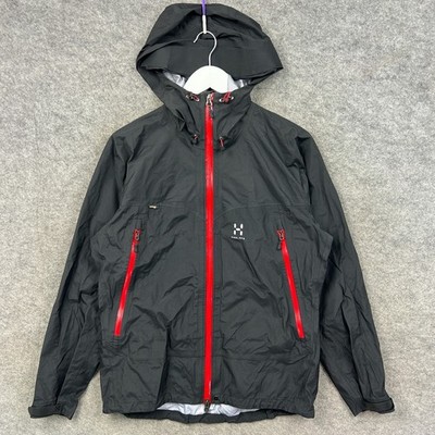 Haglöfs Jacke Herren Small schwarz Scramble Tilta Gore Tex Windbreaker Regenmantel