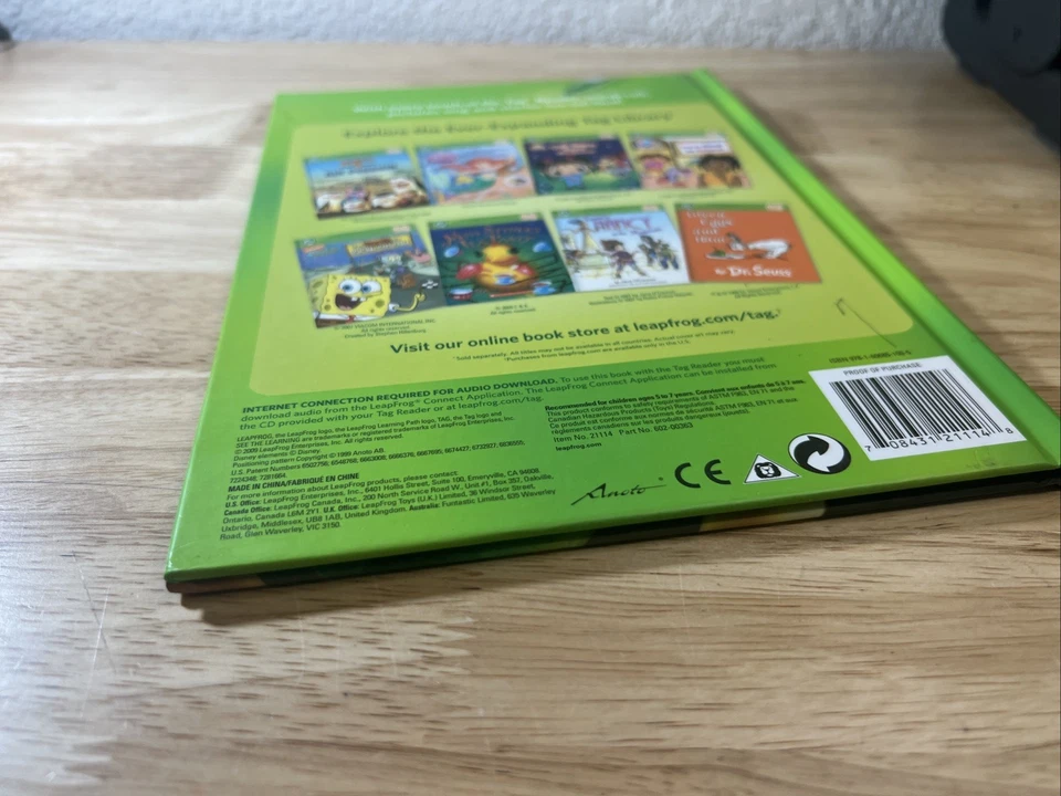 Leap Frog Leap Reader Disney Fairies: Tinker Bell's True Talent Tag Book---RE20 - Image 4 of 4