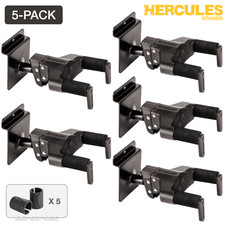 5-PACK Hercules GSP39SB PLUS Guitar/Bass Hang...