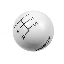 Hurst Shift Knob-white 5 Speed Pattern38-16 1630025
