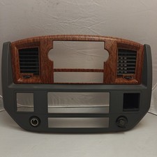 2006-2008 Ram 1500 2500 3500 Center Dash Radio Bezel Vents Trim Graywood
