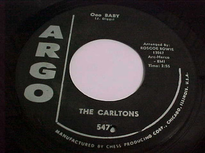 THE CARLTONS - Ooo Baby / Can't You Hear The Beat - EX VINYL & GREAT AUDIO