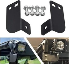 Rear Roof Roll Cage Bar Reverse LED Backup Light Pod Light Mounting Brackets Fit