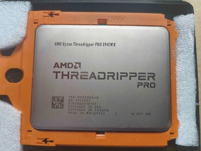 AMD Ryzen Threadripper Pro 5945wx sWRX8 CPU Processor 12Core 24T 4.1GHz Unlocked