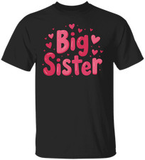 Promoted to Big Sister Outfit - Sibling Announcement Gift for Girls Youth T-Shir