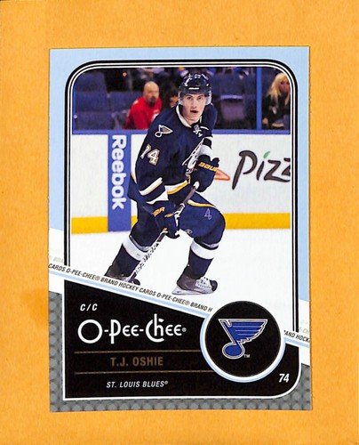 2011 O-Pee-Chee T.J. Oshie #382 card