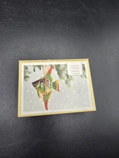 Pier 1 Articulated Angel Fish Christmas Tree Ornament Green