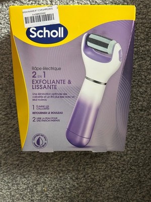 Scholl Expertcare Feile & glattes 2 in 1 elektronisches Fußfeilensystem