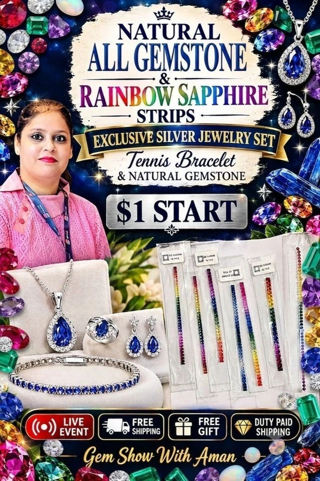 Top Quality Stunning Natural Loose Gemstone and Jewelry Show Don't Miss