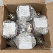 Quorum International 2444-804 Brass 4 Bulb Fluorescent Fan Light Kit 13W CFL