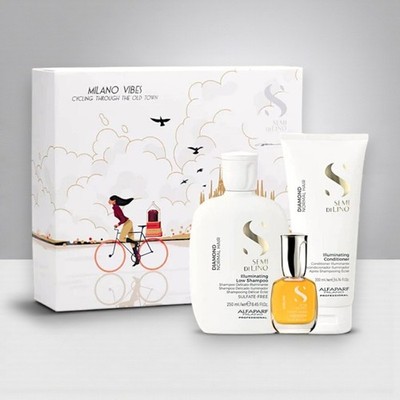 ALFAPARF SEMI DI LINO DIAMOND FOR NORMAL HAIR SET