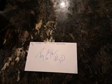Ray Leblanc USA OLYMPIC HOCKEY TEAM signed Unlined 3x5
