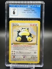1999 Pokemon Jungle 1st Edition Snorlax #27/64 Non Holo CGC 6