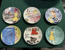 Set of 6 KATE SPADE LENOX ~ Grand Tour ~ Collectible Appetizer plates ** 5 3/4”