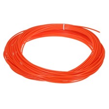 Wicker Repair Kit, 66 ft 2.4mm Round Synthetic Rattan Material, Orange-Red
