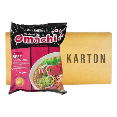 Omachi Mi Bo Instantnudeln Rindgeschmack 30x79g Nudelsuppen Instant noodles Beef