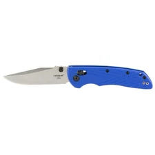 Hogue Deka Folding Knife 3.25" Clip Point Blue Polyamide Nylon 12 Grip 24373