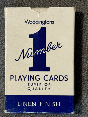 Jeu de cartes vintage Waddingtons Number 1 | eBay