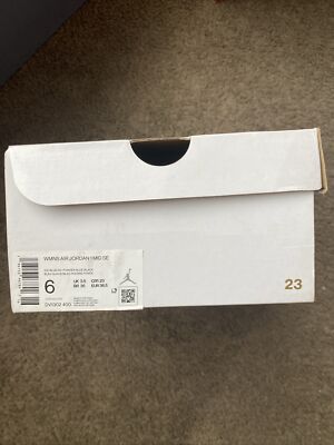empty box air jordan shoe Size Women's