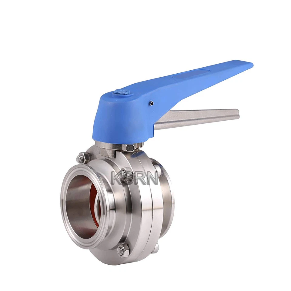 1-1/2'' (φ38MM)Sanitary SS304 Tri Clamp Butterfly Valve Trigger Handle - Image 2 of 4