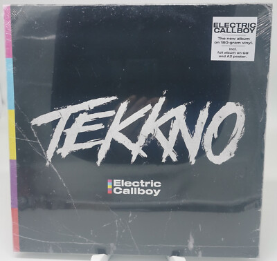 Electric Callboy Tekkno (Black Vinyl LP + CD + Poster) Neu