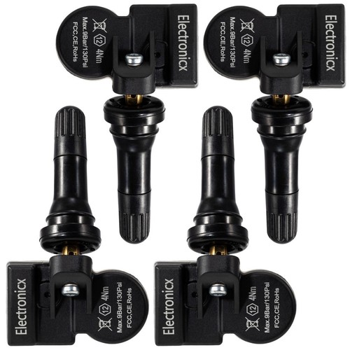 4 Tire Pressure Sensors RDKS Sensors Rubber Valve for BAIC Senova D50 01.2014-12
