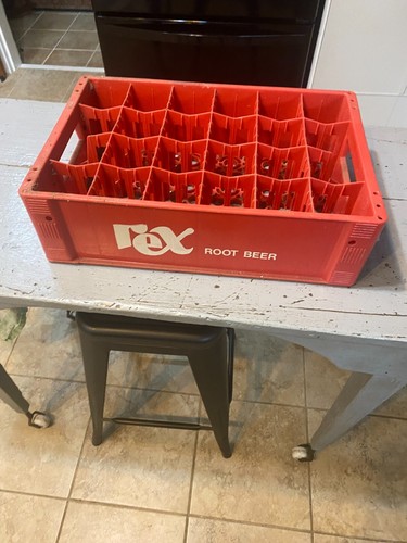 REX ROOT BEER PLASTIC CRATE COKE A COLA BOTTLING NEW ORLEANS | eBay