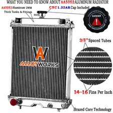 RC41142300 Truck Radiator for Kubota Excavator U35-S2 KX91-3 KX91-3S KX91-3S2