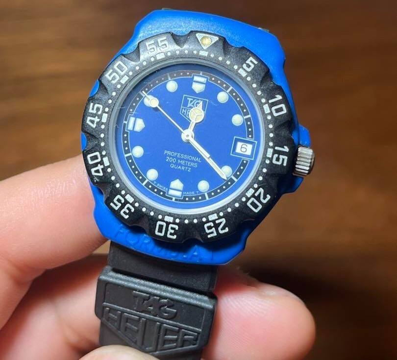 TAG Heuer Formula 1 Pro 3815131 Blue Black Mens Watch Japan Import