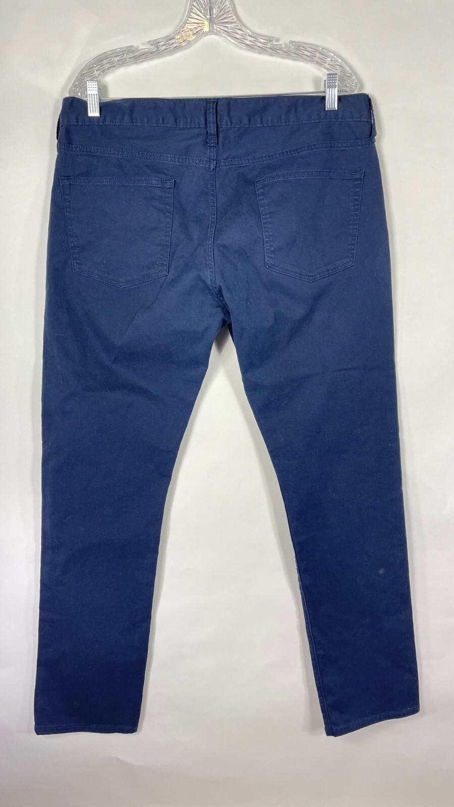 J Crew Mens Slimfit fivepocket stretch Khaki pants Navy Blue 36/32