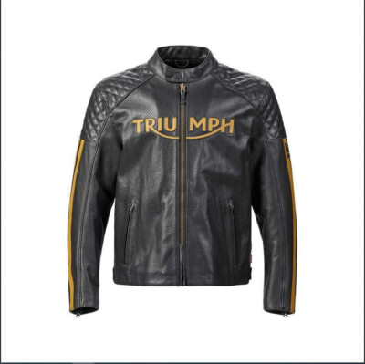 Triumph Braddan Air Race Motorcycle Jacket MLES22106 | eBay