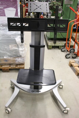 Fleximounts mobiler Arbeitsplatz TV Ständer Standfuß höhenverstellbar bis 1820mm