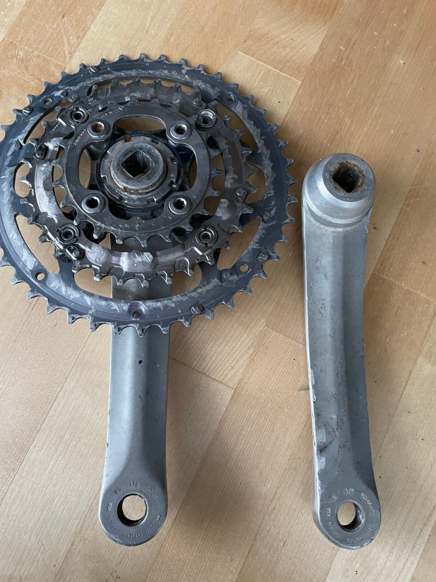 Shimano Deore LX FC-M570 Crankset 175mm 44/32/22t 104/64mm BCD Sq