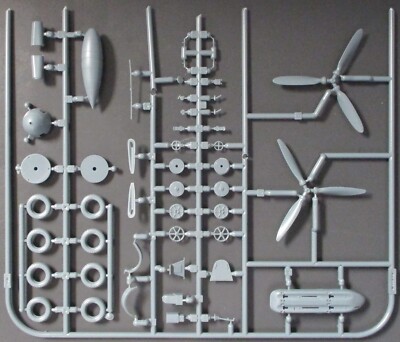 Eduard 1/48th Scale Bf 109G-14 - Parts Lot 2 from Kit No. 82118