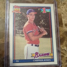 1991 Topps - #333 Chipper Jones (RC)