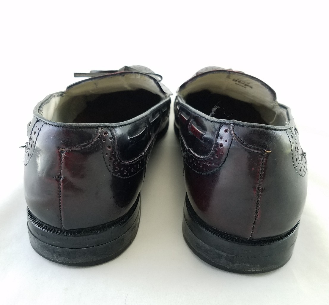 Emyco Gran Flex Oxblood Burgundy Leather Tassel Dress  display picture 1