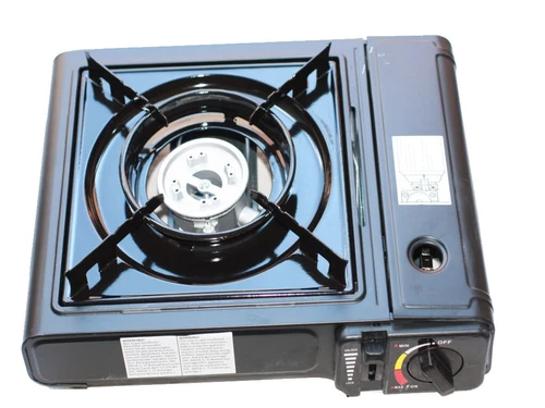 Camping Gas Stove in Case Portable Gas Cooker Mobile BBQ Camping Accessories