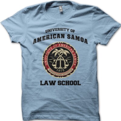 Better Call Saul University of American Samoa Law School bedrucktes T-Shirt 8989