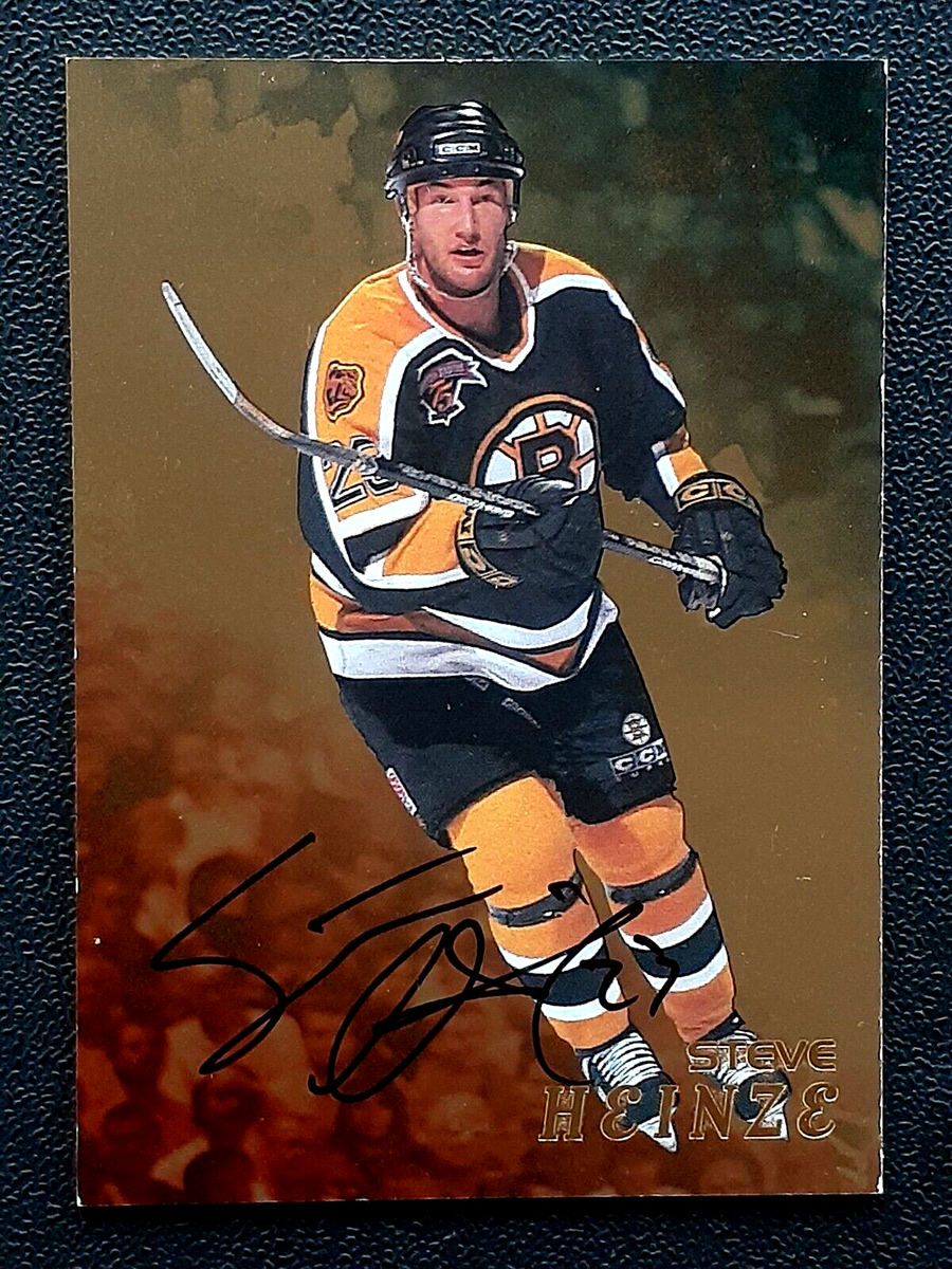 STEVE HEINZE 1998-99 BE A PLAYER AUTOGRAPHS GOLD 98-99 NO 157