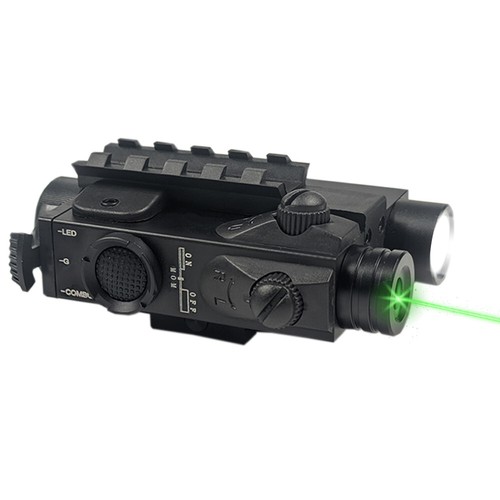 LASERSPEED CL4 Tactical Hunting Green/Red Aiming Laser and Flashlight Combo - Picture 3 of 12