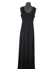 Show Me Your Mumu women's black chiffon Jenn maxi bridesmaid dress L