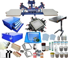 TechTongda Micro-adjust 4 Color 2 Station Full Set Printing Kit Fast Shipping