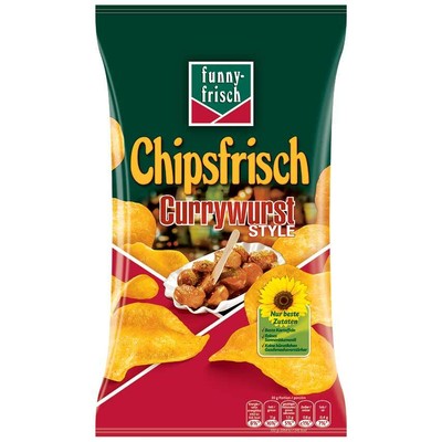 Funny Frisch Chipsfrisch Currywurst Style 175g / 6.17 oz </span> (4003586001801)