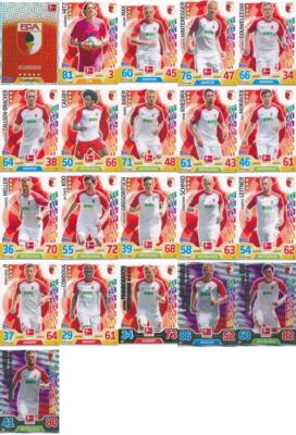 Topps Match Attax 17/18 2018 , Mannschaft FC Augsburg aussuchen