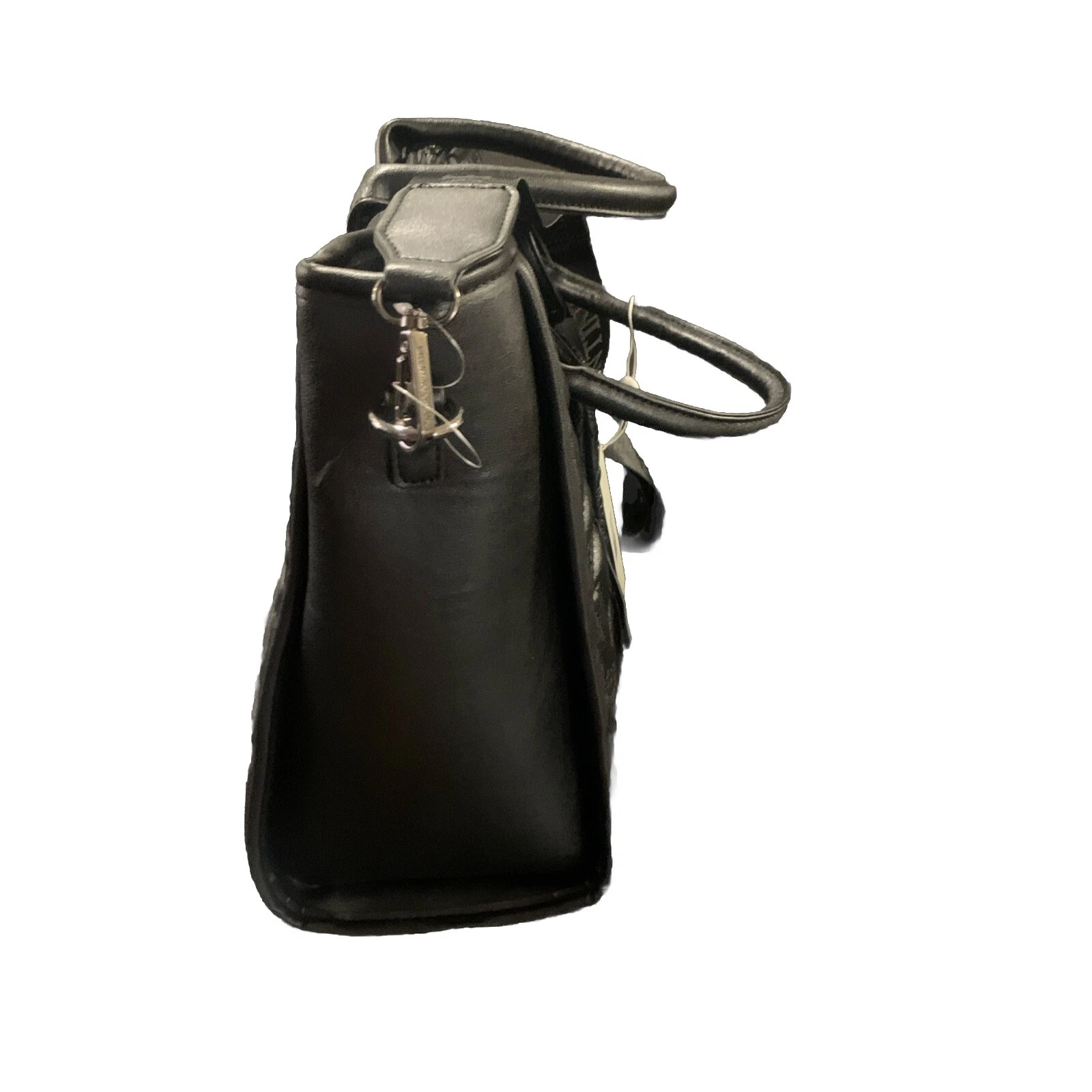 Borsa Valentino Orlandi grande trapuntata nera tracolla e manico