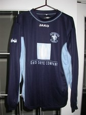 Maillot de gardien de but de football USL Jako match/match porté/utilisé Charlotte Eagles USISL MLS