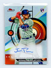 2023 Topps Finest Jermaine Palacios RC Finest Auto Detroit Tigers