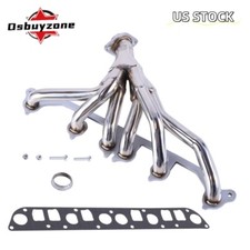 Stainless Manifold Header For 1991-1999 Jeep Wrangler Cherokee 4.0l L6 Tj Yj New